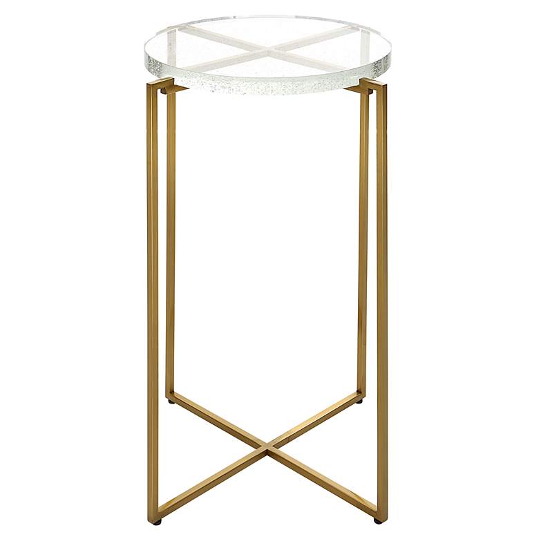 Image 4 Uttermost Star-Crossed 15 3/4"W Brushed Gold Accent Table more views