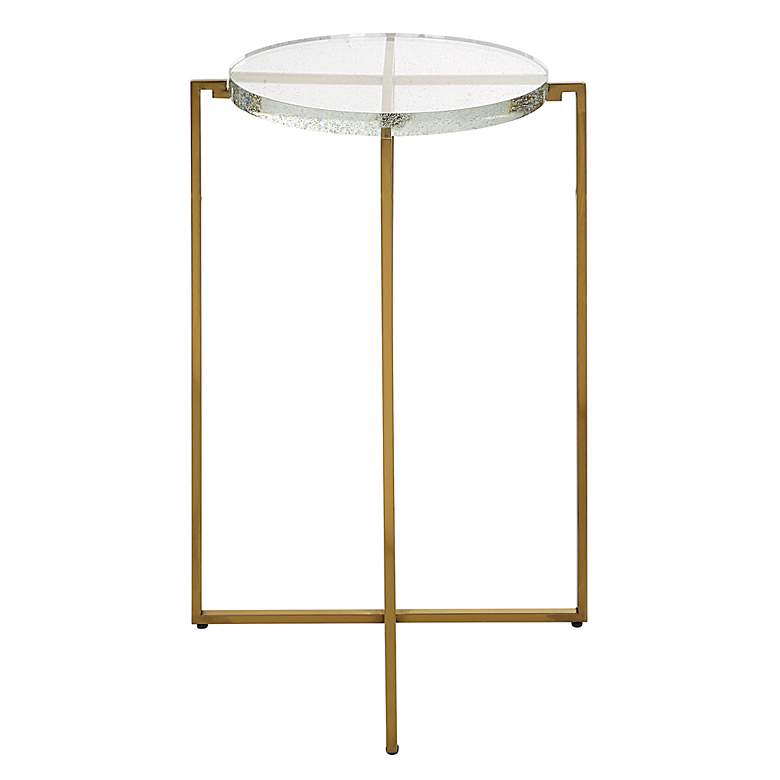 Image 5 Uttermost Star-Crossed 15 3/4"W Brushed Gold Accent Table more views