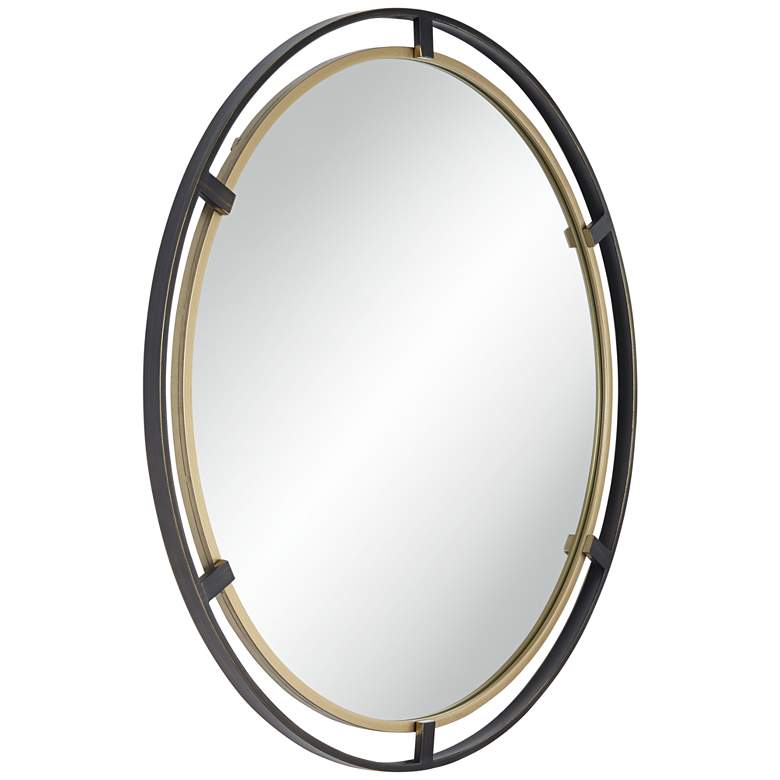 Image 6 Uttermost Starbird Bronze and Gold 34" Round Wall Mirror more views