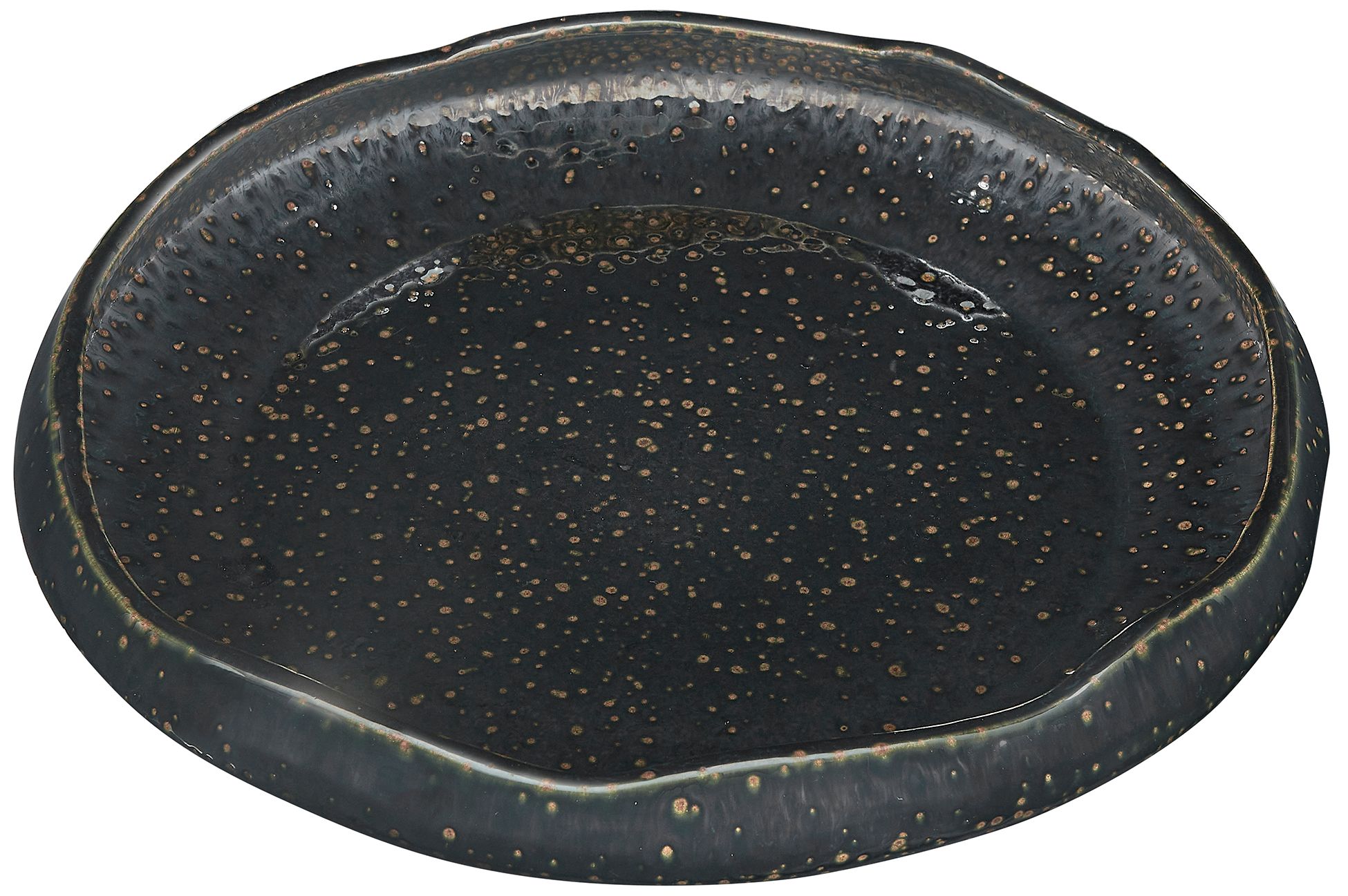 Image 4 Uttermost Stardust Ripple 18" Wide Black Outdoor Bowl more views