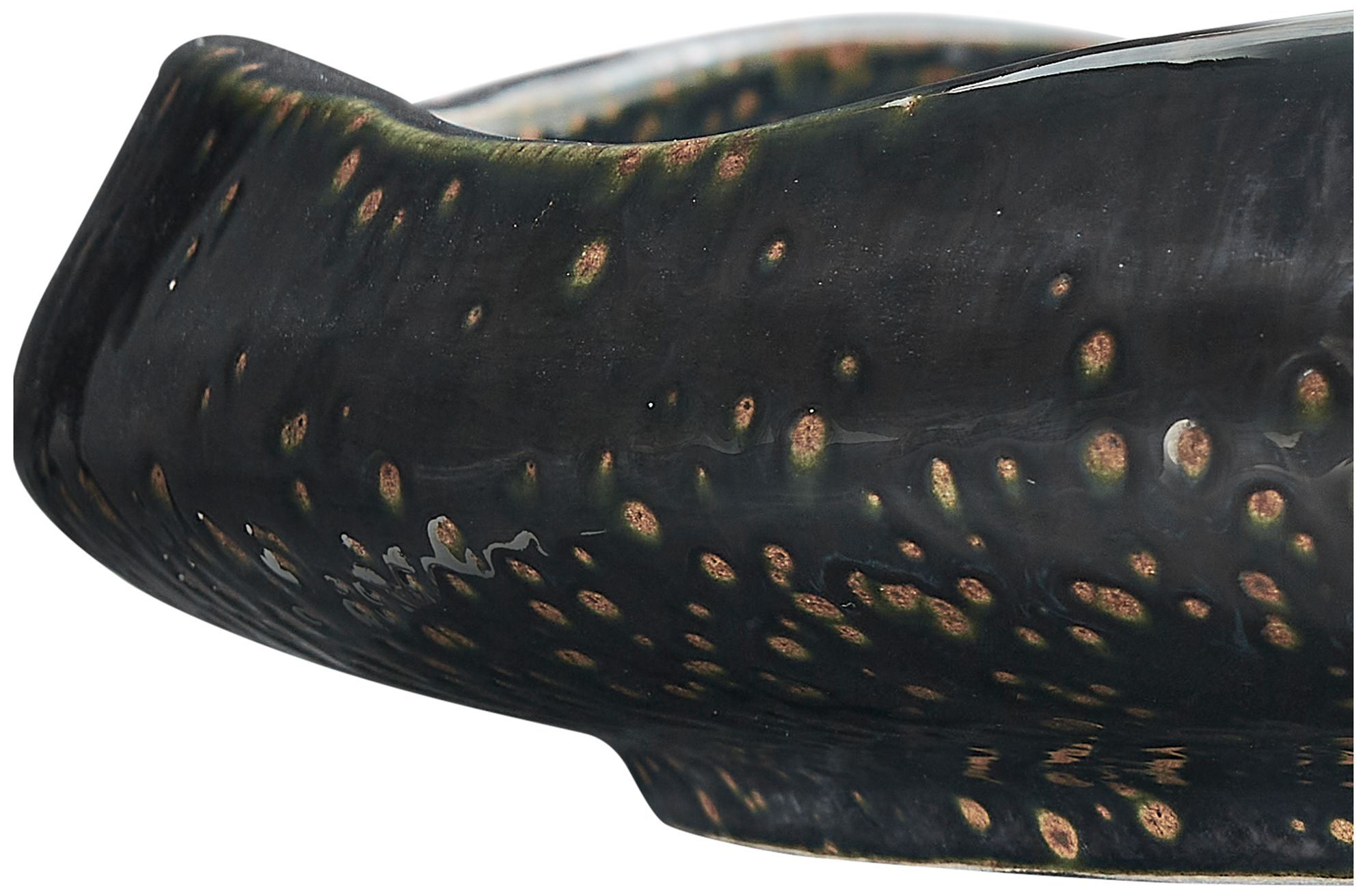 Image 5 Uttermost Stardust Ripple 18" Wide Black Outdoor Bowl more views