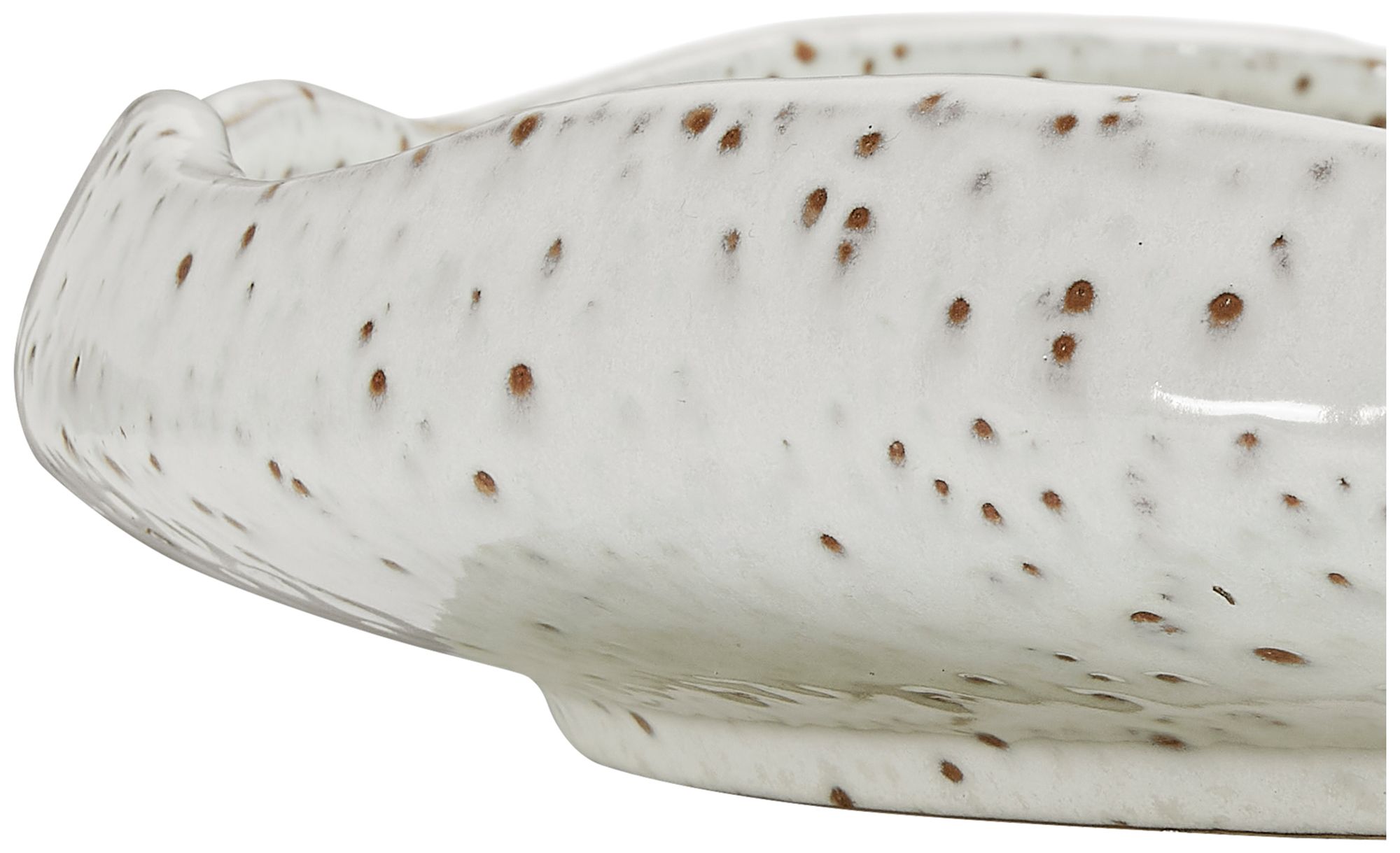 Image 5 Uttermost Stardust Ripple 18" Wide White Outdoor Bowl more views
