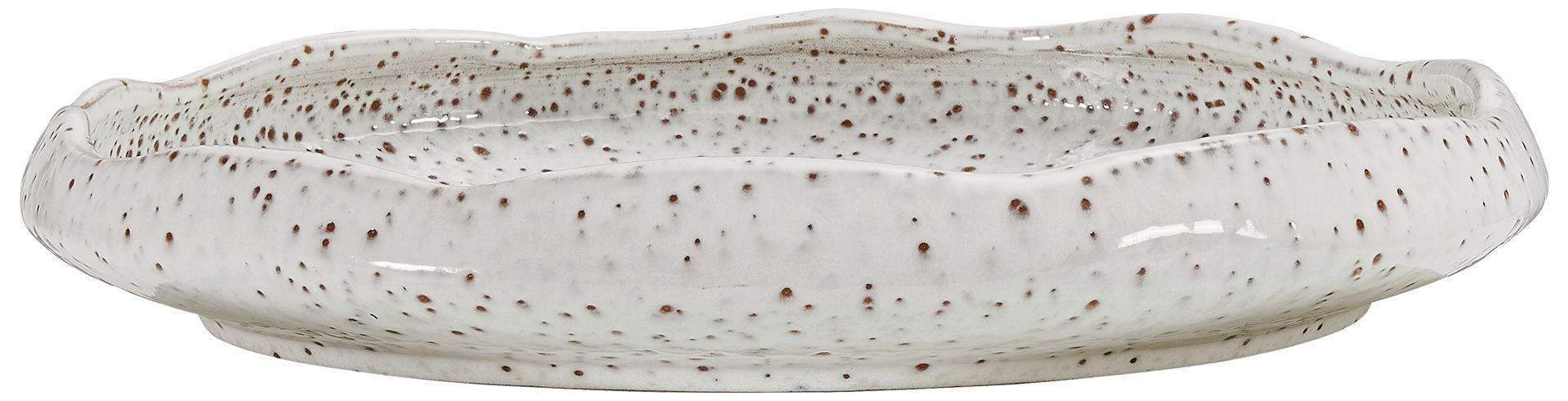 Image 2 Uttermost Stardust Ripple 18" Wide White Outdoor Bowl