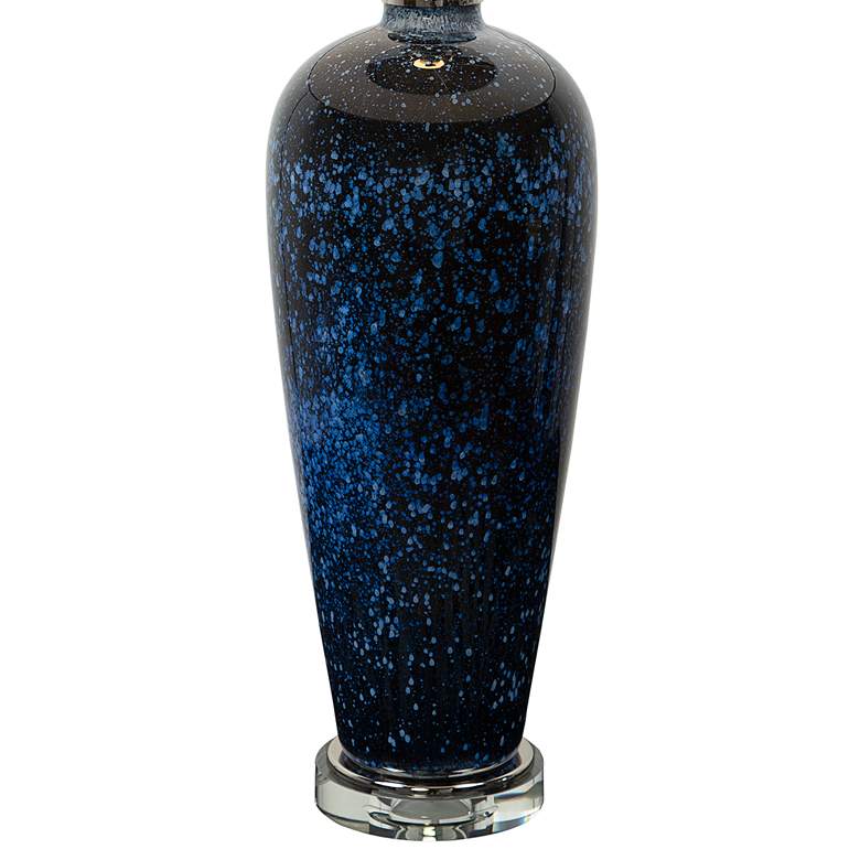 Image 4 Uttermost Stargazer 31" High Modern Blue Art Glass Table Lamp more views