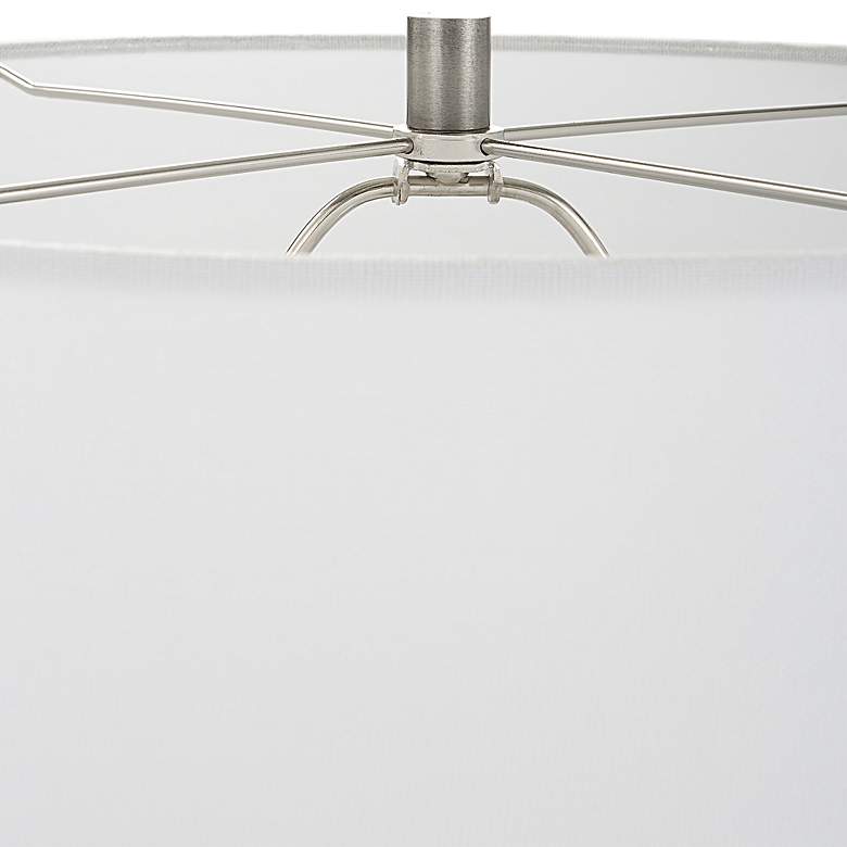 Image 4 Uttermost Static Black and White Glaze Ceramic Table Lamp more views