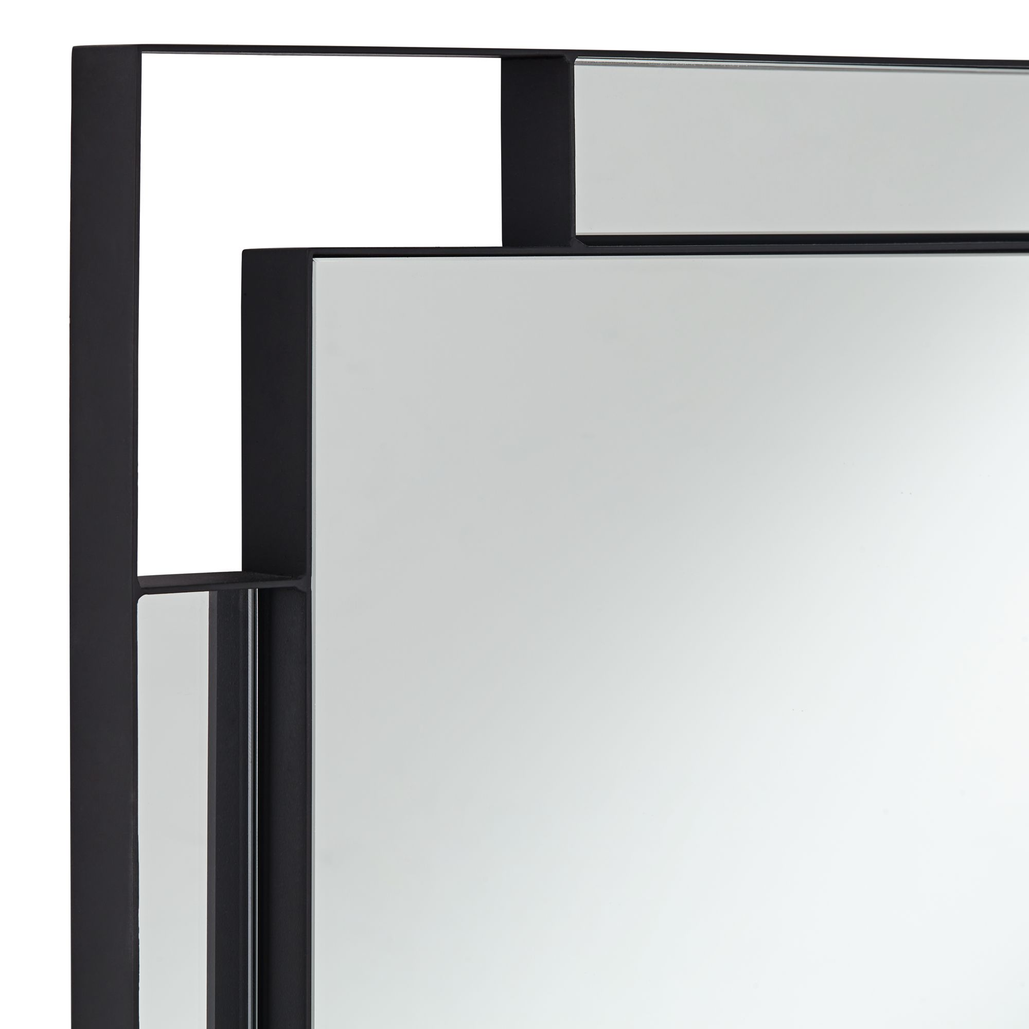 Image 3 Uttermost Stellan Black 24 1/2" x 38" Rectangular Wall Mirror more views
