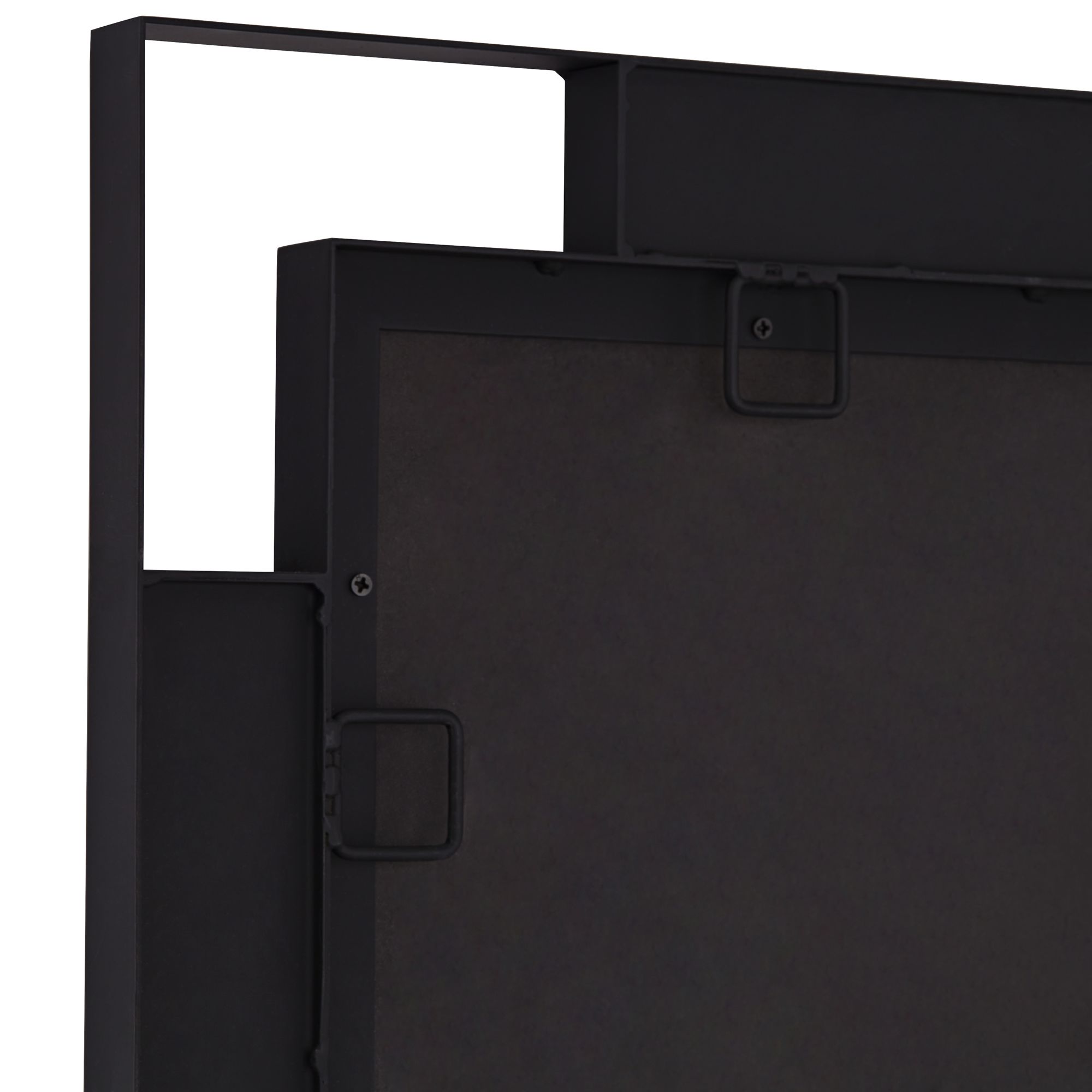 Image 4 Uttermost Stellan Black 24 1/2" x 38" Rectangular Wall Mirror more views