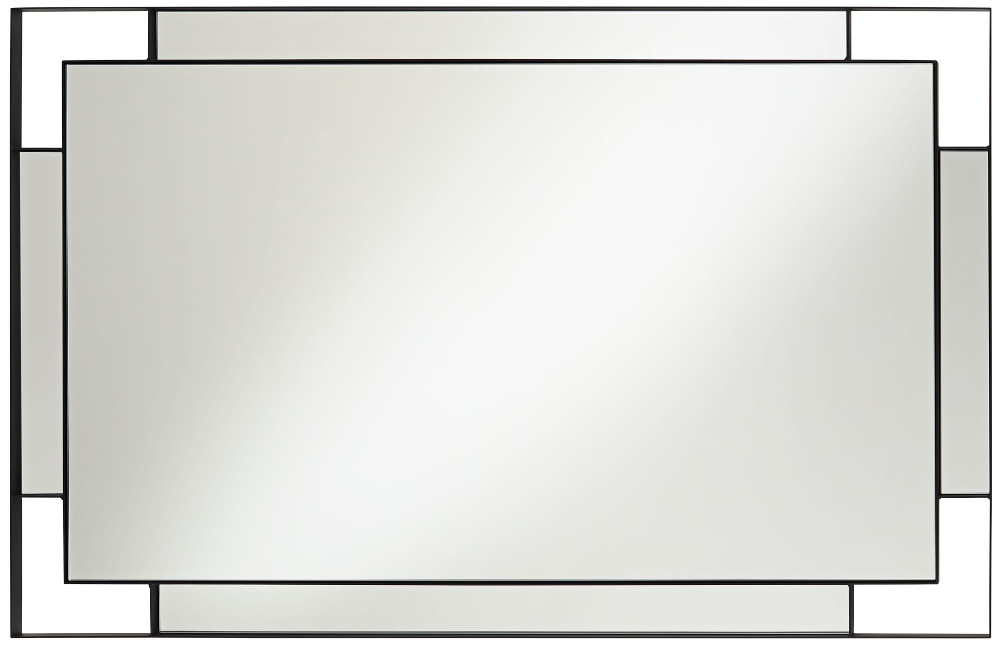 Image 5 Uttermost Stellan Black 24 1/2" x 38" Rectangular Wall Mirror more views