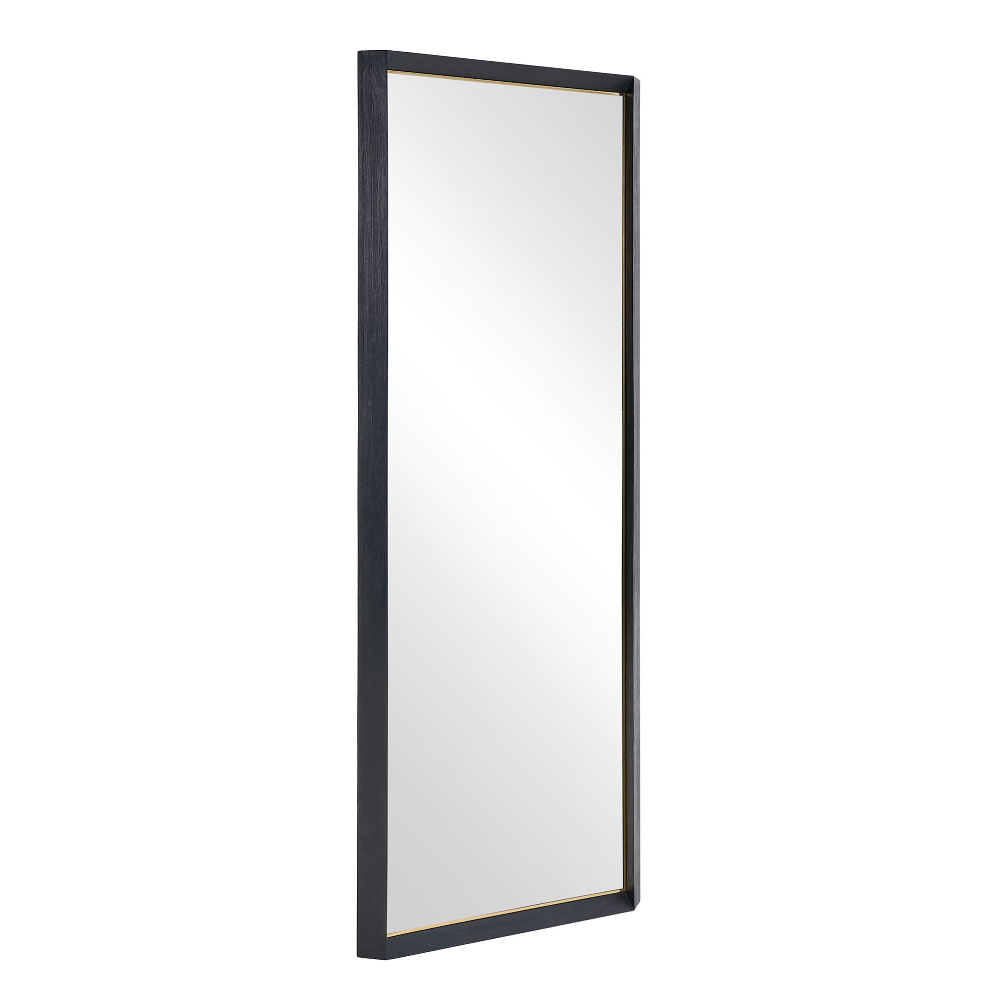 Uttermost Stenton Black 76" Tall Mirror