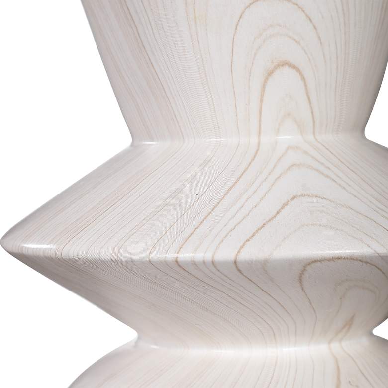 Image 3 Uttermost Stevens 23 1/2" Modern Faux Wood Accent Table Lamp more views