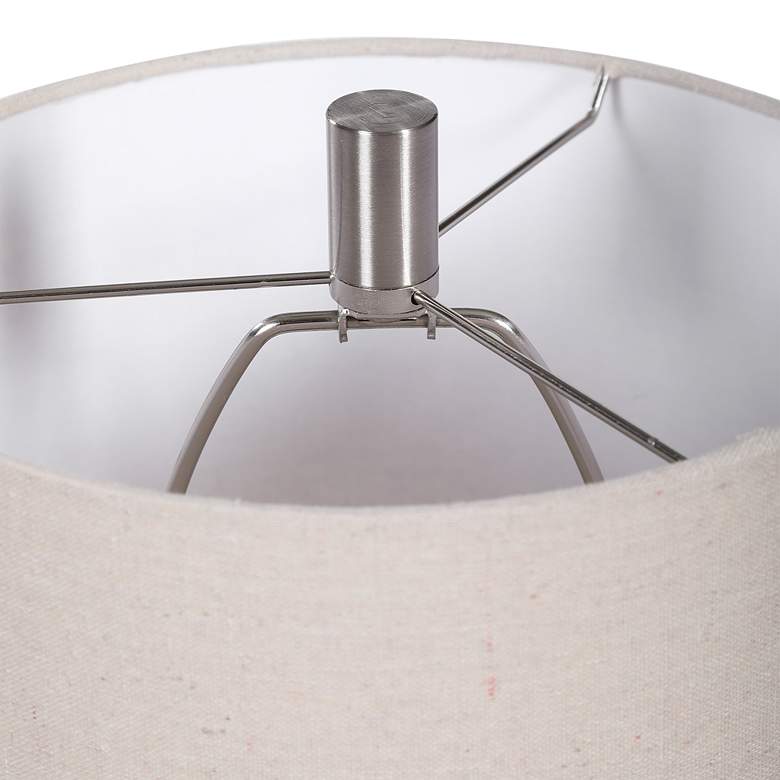 Image 5 Uttermost Stevens 23 1/2" Modern Faux Wood Accent Table Lamp more views