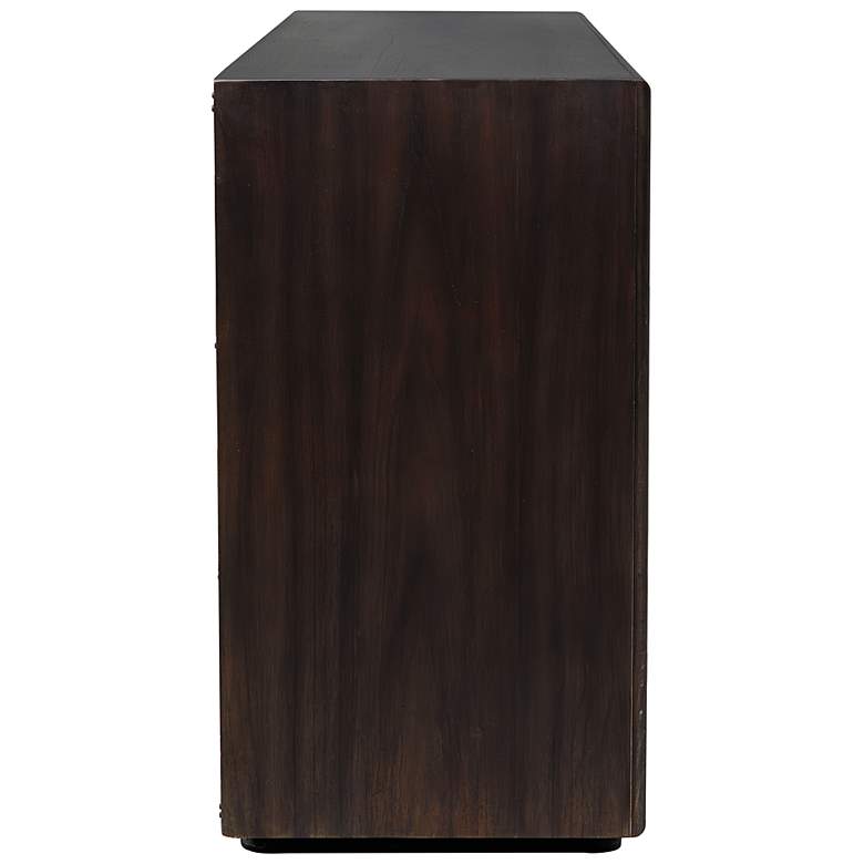 Image 5 Uttermost Stevenson Ebony Mindi Wood 4 Door Cabinet more views