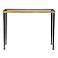 Uttermost Stiletto 40" Wide Black and Gold Console Table