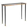 3_Uttermost Stiletto 40" Wide Black and Gold Console Table more views