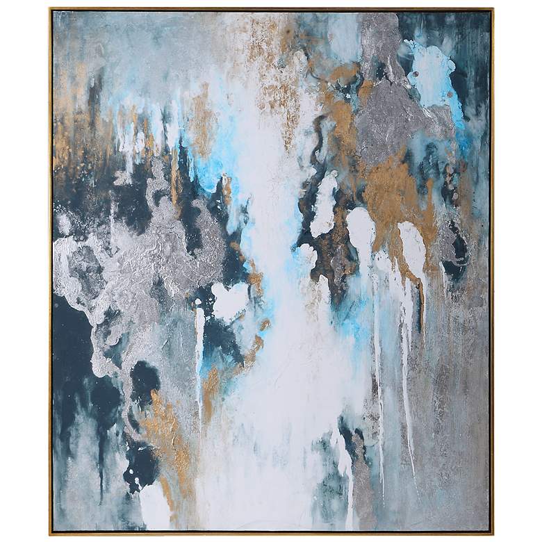 Image 2 Uttermost Stormy Seas 61" High Framed Canvas Wall Art