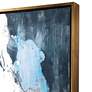 Uttermost Stormy Seas 61" High Framed Canvas Wall Art