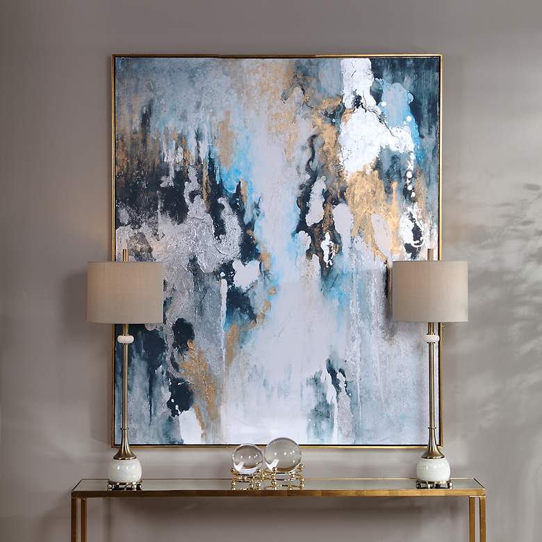 Image 4 Uttermost Stormy Seas 61" High Framed Canvas Wall Art more views