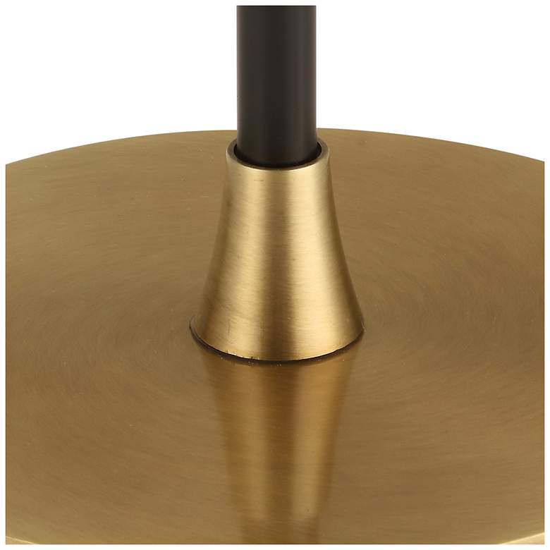 Image 5 Uttermost Stowe 66 1/4" Black and Brass Metal Floor Lamp more views