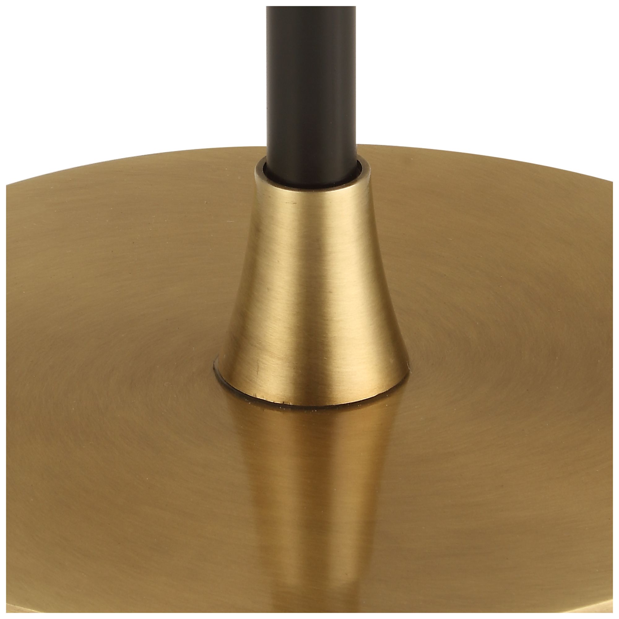 Image 5 Uttermost Stowe 66 1/4" Black and Brass Metal Floor Lamp more views