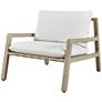 6_Uttermost Strapped Mahogany Wood Outdoor Lounge Chair more views