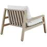 7_Uttermost Strapped Mahogany Wood Outdoor Lounge Chair more views