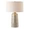 Uttermost Strata 26 1/4" High Tan Glaze Ceramic Table Lamp