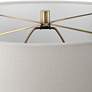 6_Uttermost Strata 26 1/4" High Tan Glaze Ceramic Table Lamp more views