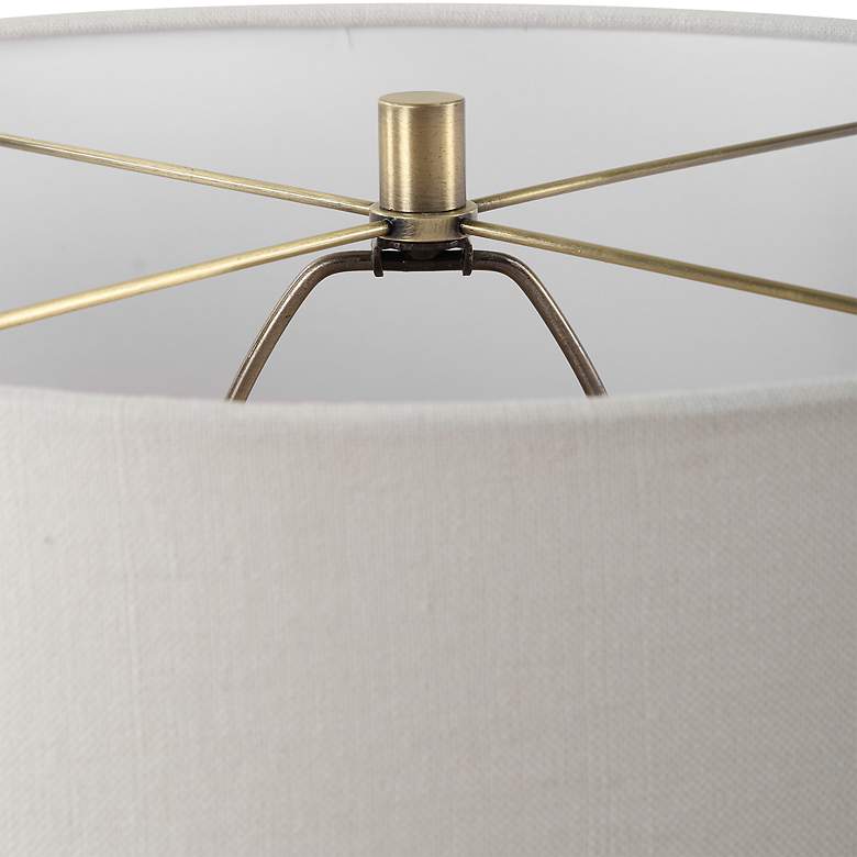 Image 6 Uttermost Strata Glaze Ceramic Table Lamp more views