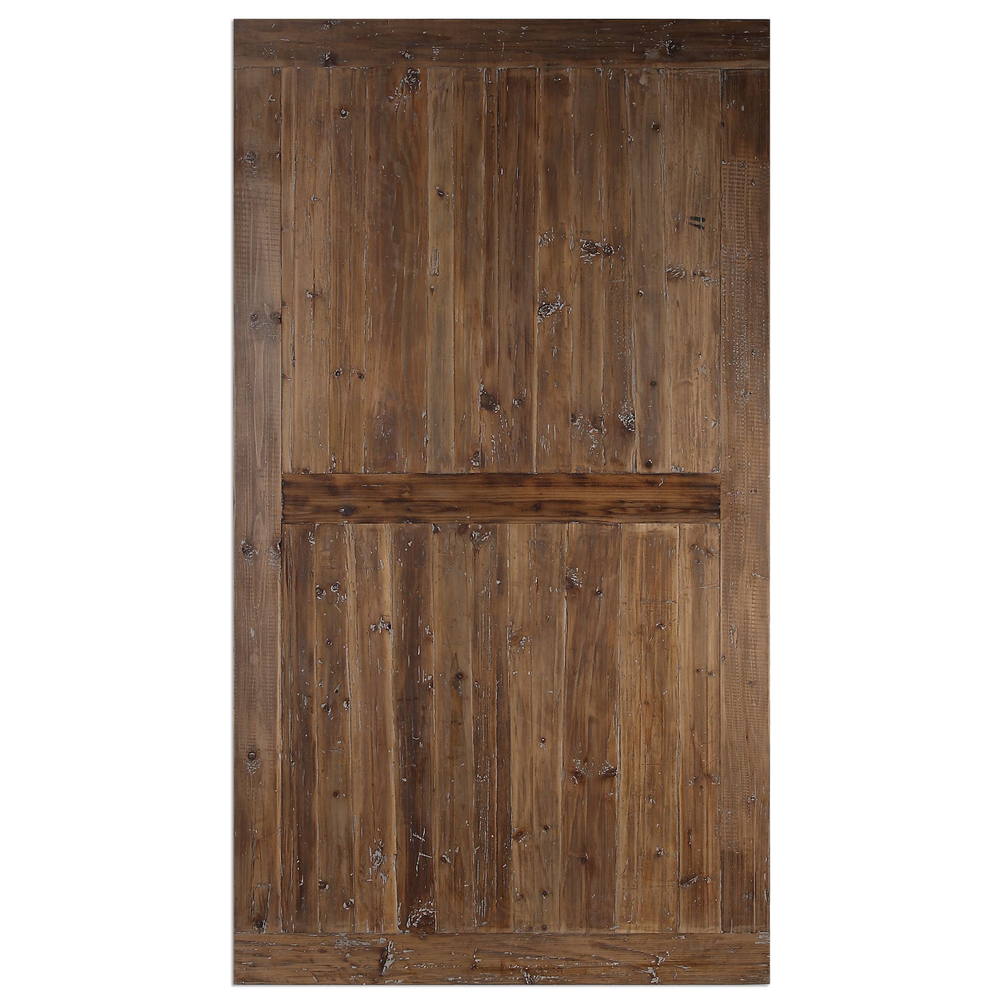 Uttermost Stratford 76"W Stony Gray Wash Wood Dining Table