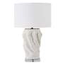 4_Uttermost Stratified Matte White Glaze Ceramic Table Lamp more views
