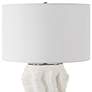 5_Uttermost Stratified Matte White Glaze Ceramic Table Lamp more views