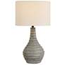 2_Uttermost Stratum 26 1/2" Concrete Gray Outdoor Table Lamp