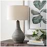 3_Uttermost Stratum 26 1/2" Concrete Gray Outdoor Table Lamp more views