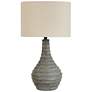 4_Uttermost Stratum 26 1/2" Concrete Gray Outdoor Table Lamp more views
