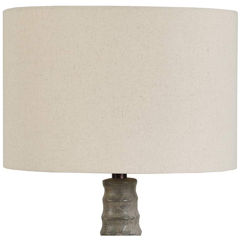 Image 5 Uttermost Stratum 26 1/2" Concrete Gray Outdoor Table Lamp more views