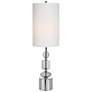 Uttermost Stratus 36" Gray Glass Nickel Buffet Table Lamp