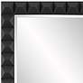 Uttermost Studded Matte Black 31 3/4" x 43 1/4" Wall Mirror in scene
