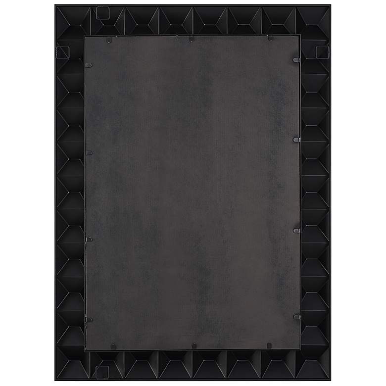 Image 7 Uttermost Studded Matte Black 31 3/4" x 43 1/4" Wall Mirror more views
