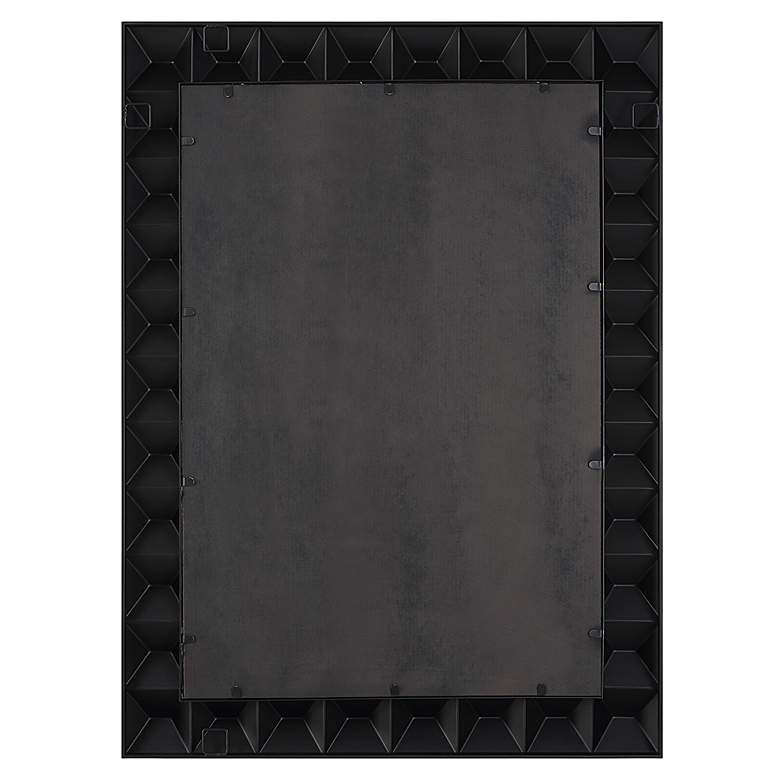 Image 7 Uttermost Studded Matte Black 31 3/4" x 43 1/4" Wall Mirror more views