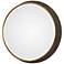 Uttermost Sturdivant Dark Bronze 26 1/2" Round Wall Mirror