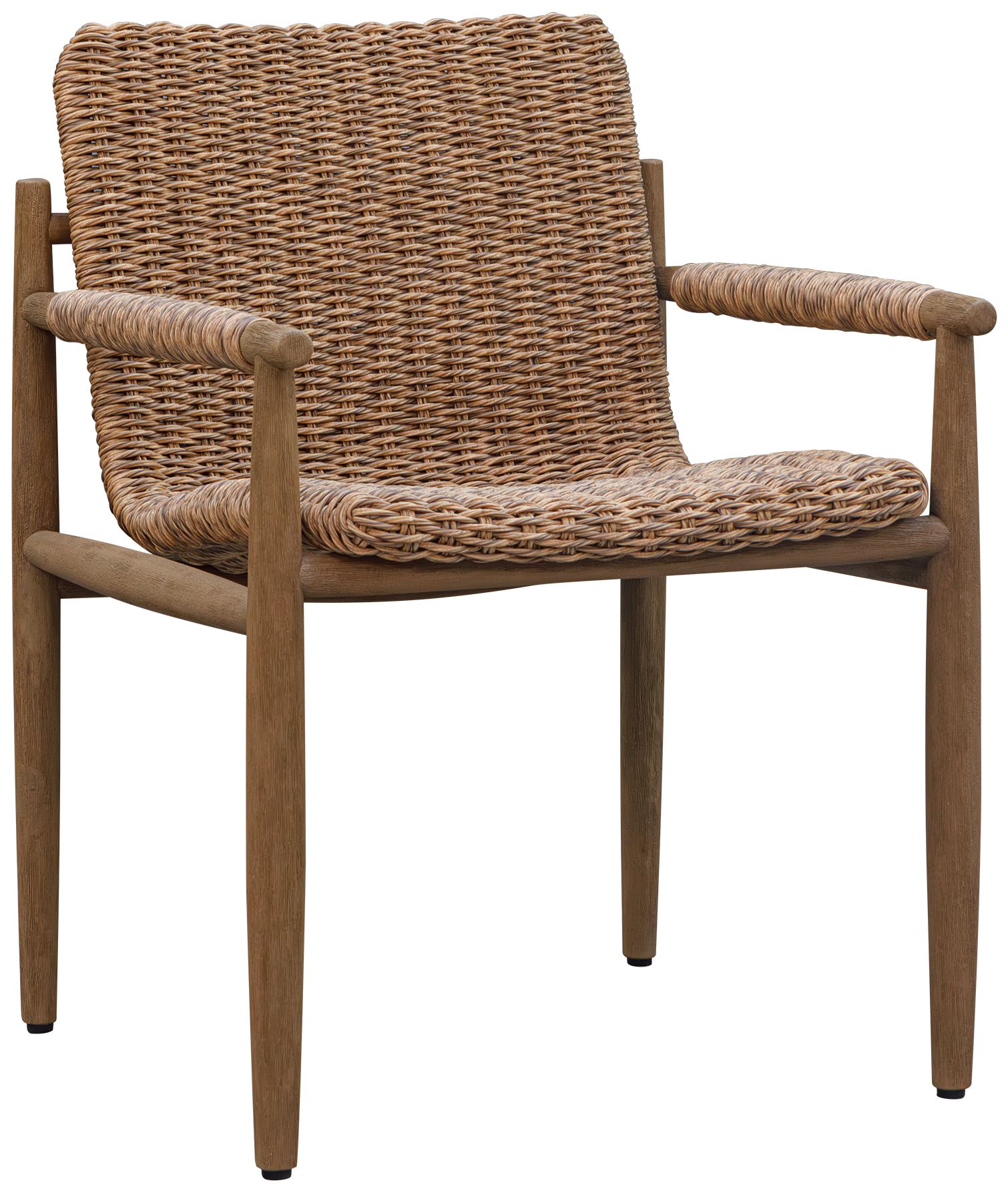 Image 2 Uttermost Sumba Golden Flax Outdoor Lounge Chair more views
