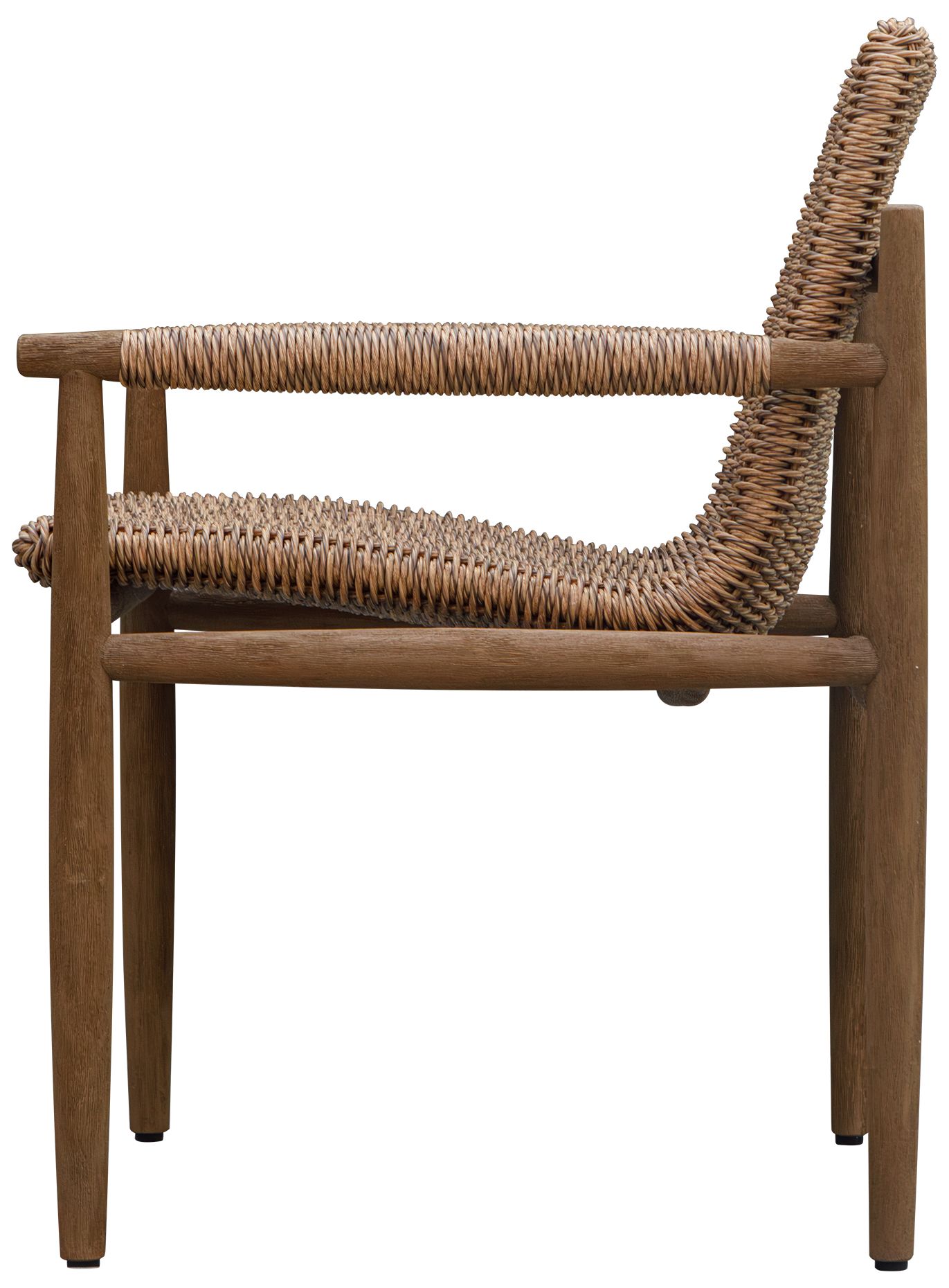 Image 3 Uttermost Sumba Golden Flax Outdoor Lounge Chair more views