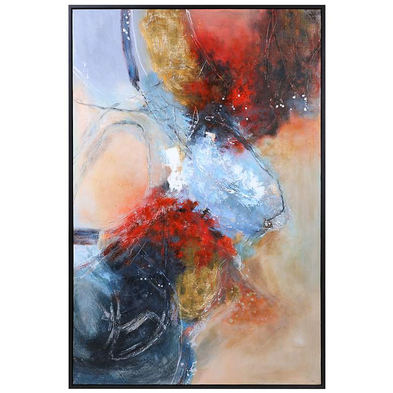 Image 2 Uttermost Summer Sunset 73 1/2" High Framed Canvas Wall Art