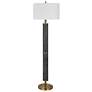 4_Uttermost Summit Rustic Gray-Black Carved Floor Lamp more views