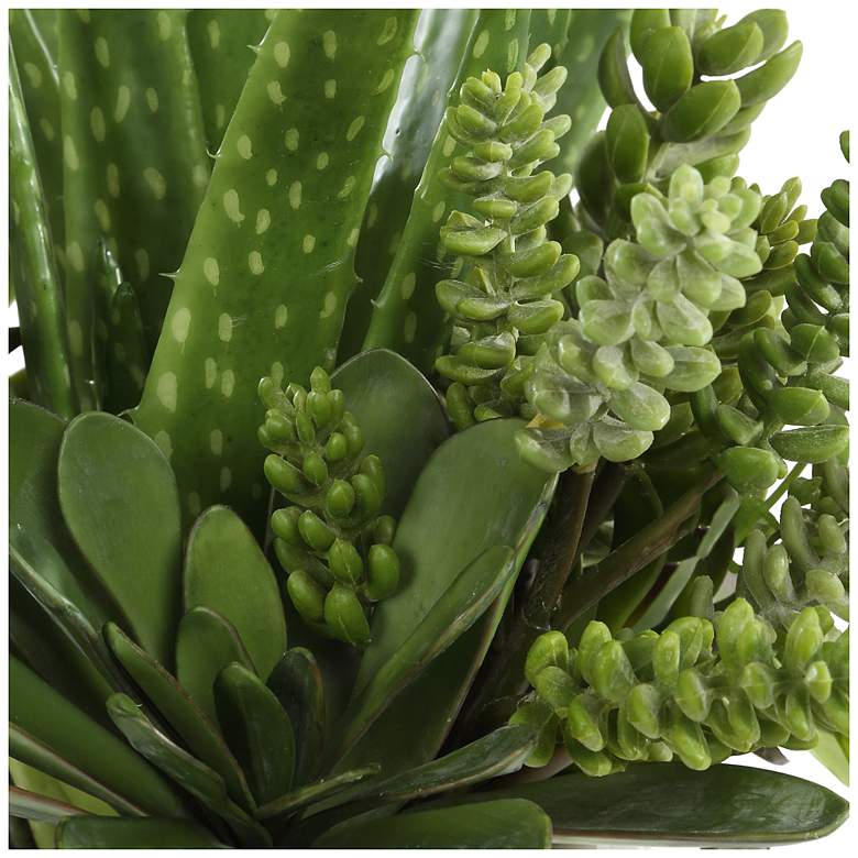 Image 4 Uttermost Sundown 16 1/2" Succulent Accent more views