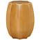 Uttermost Sunrise Amber Gloss Glazed Ceramic Garden Stool