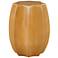 Uttermost Sunrise Amber Gloss Glazed Ceramic Garden Stool