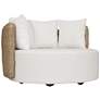 3_Uttermost Sunset Oatmeal Wicker Outdoor Swivel Day Bed more views
