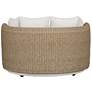 4_Uttermost Sunset Oatmeal Wicker Outdoor Swivel Day Bed more views