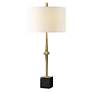 3_Uttermost Suranne Antique Brass Column Table Lamp